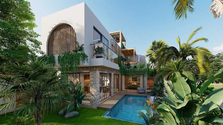 New Contemporary 3-Bed Garden Pool Villas – 4-Property Development, Ban Rak